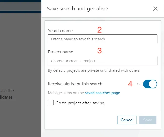 How to set up your save searches in LinkedIn Recruiter